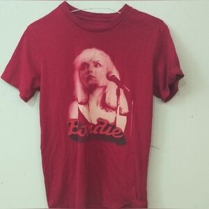 Blondie Graphic Red Tee - Short Sleeve XS
